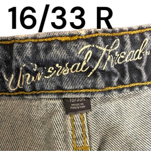 Universal Thread 16 High Rise Straight Jeans - Picture 2 of 5